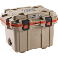 Pelican 28 Litre Elite Cooler Tan/Orange