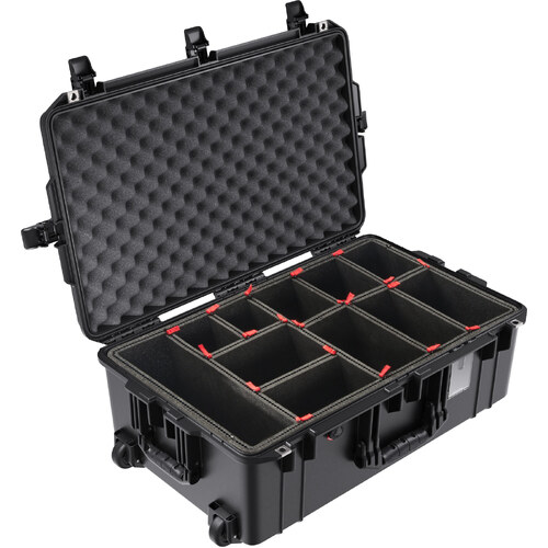 Pelican 1595 Air Case with Trekpak Dividers (Black)